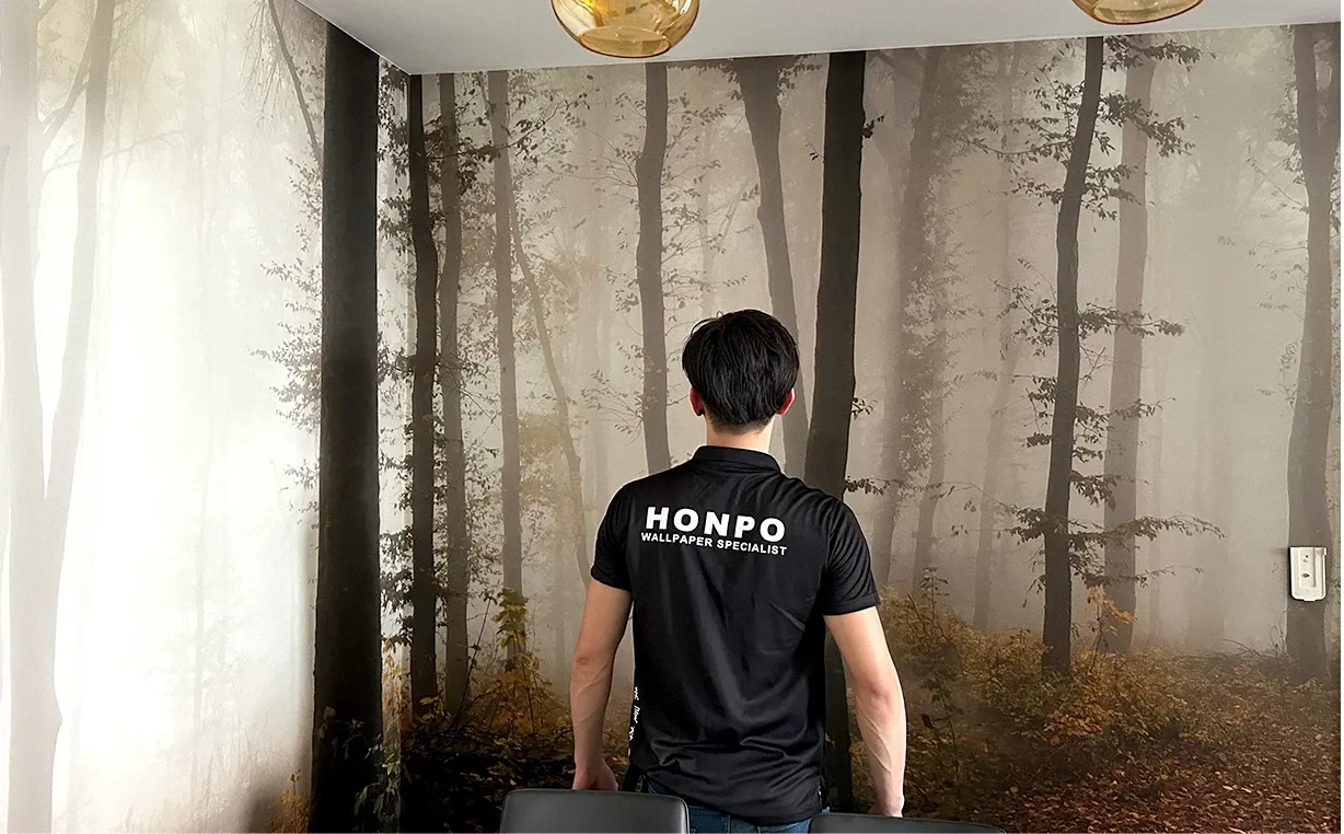 Enchanted Forest Dining Room Wallpaper Transformation